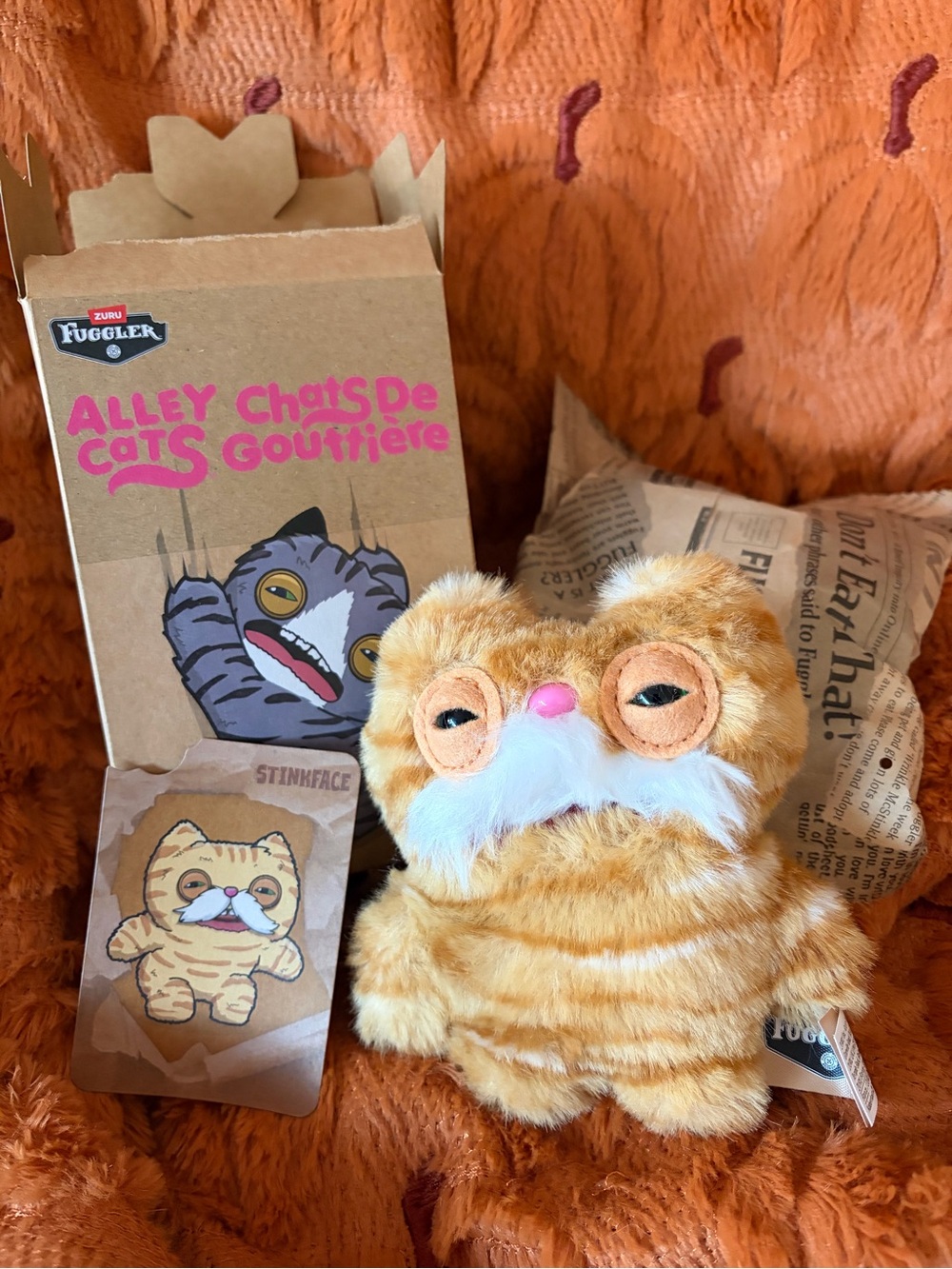 Fuggler Alley Cats Keychain - Stinkface